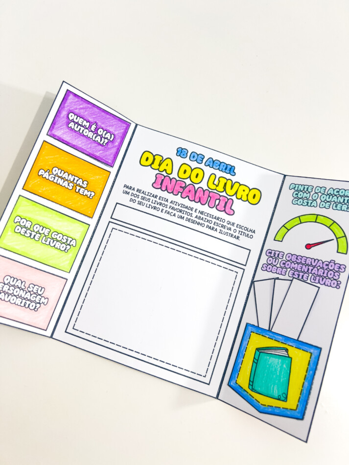 Lapbook Dia do Livro Infantil