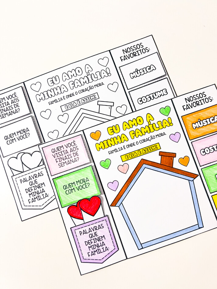 Lapbook Sobre Minha Família | Dia da Família