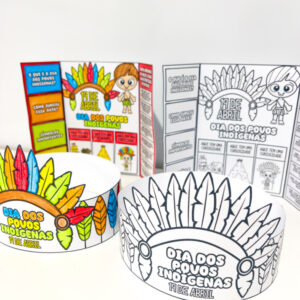 Lapbook + Coroa | Dia dos Povos Indígenas