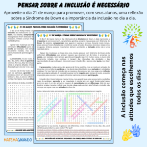 21 de março: inclusão na prática, com significado