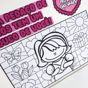 Cartaz Pintura Colaborativa – Dia das Mães