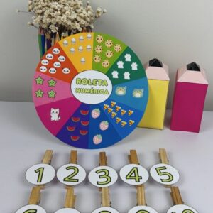 Roleta Numérica Interativa - Aprendendo brincando com números de 1 a 10