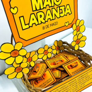 Cesta de Mensagens Maio Laranja: Atividade Interativa para Conscientização e Proteção