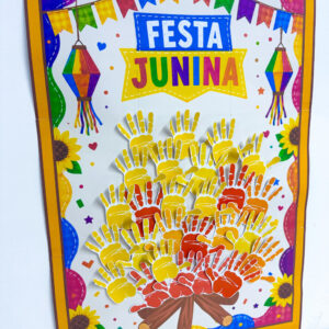 Cartaz Colaborativo de Festa Junina