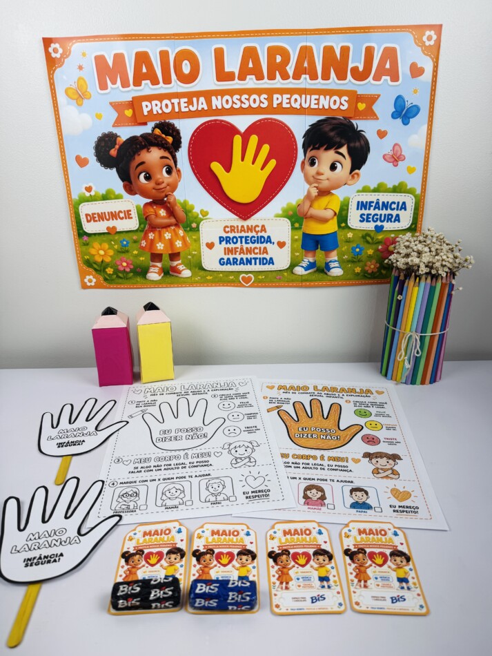 Kit Maio Laranja – Proteja Nossos Pequenos