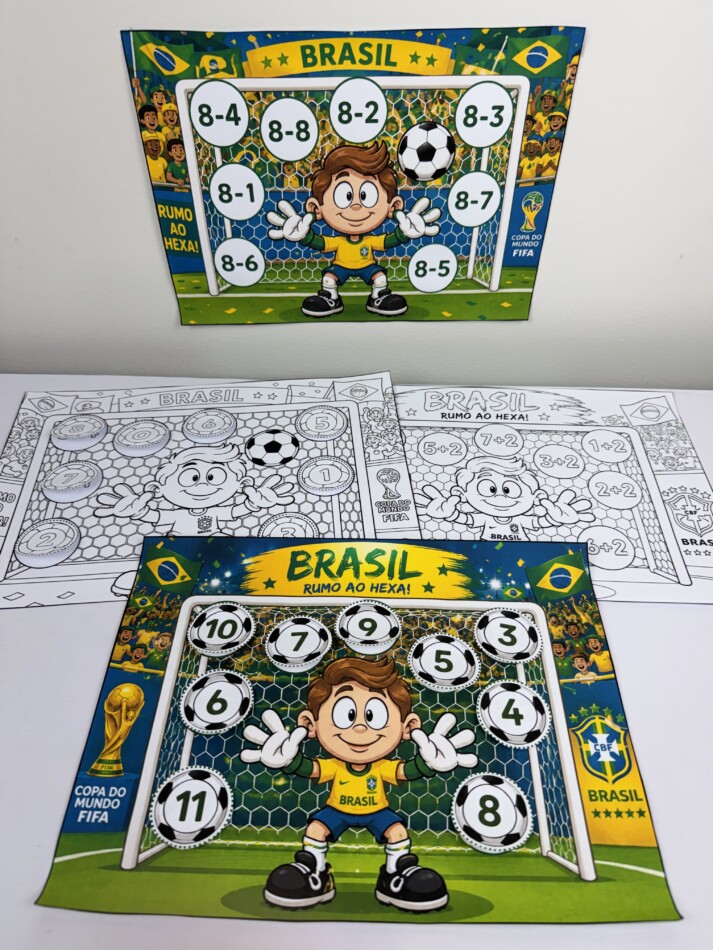 Atividades de Adição e Subtração – Copa do Mundo EFAI