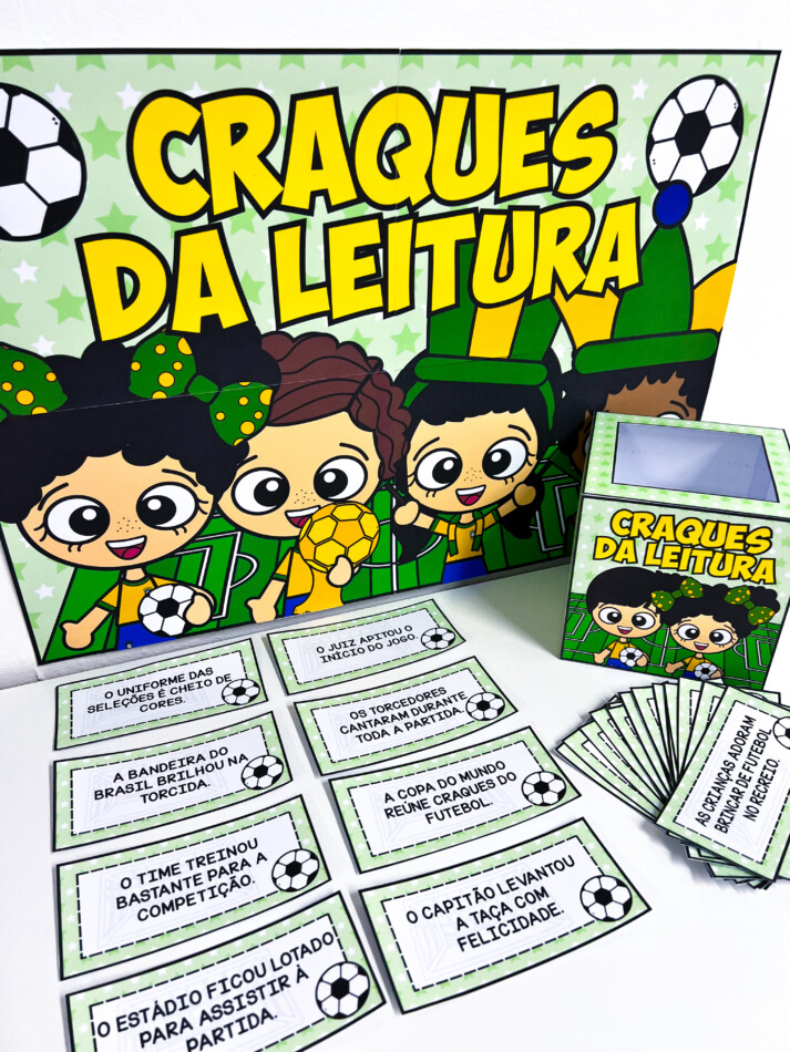 Craques da Leitura | Leitura Divertida com o Tema Futebol | Copa do Mundo EFAI