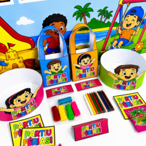 Kit Painel e Lembrancinhas – Partiu Férias!