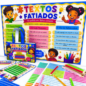 Textos Fatiados no Palito – Letra Cursiva