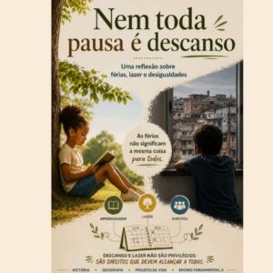 Nem toda pausa é descanso: Uma reflexão sobre férias, lazer e desigualdades