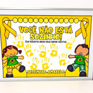 Cartaz Colaborativo Setembro Amarelo – Você Não Está Sozinho