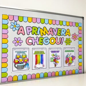 Kit Primavera: 4 Atividades Interativas e Painel para Imprimir