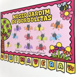 Cartaz Colaborativo Primavera – Nosso Jardim de Borboletas