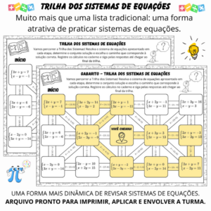 Trilha dos Sistemas de Equações