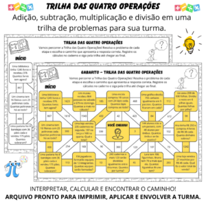 Trilha – Problemas com as Quatro Operações
