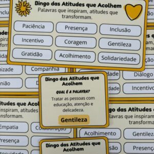 Bingo das Atitudes que Acolhem | Setembro Amarelo