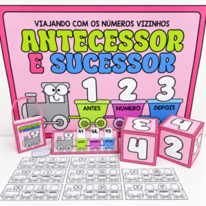 Antecessor e Sucessor para Imprimir – Viajando com os Números Vizinhos | EFAI