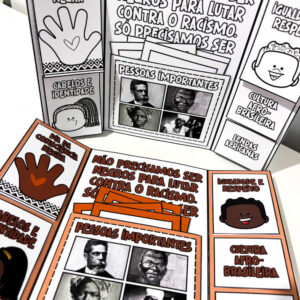 Lapbook Consciência Negra para Imprimir – Atividade Interativa | EFAI
